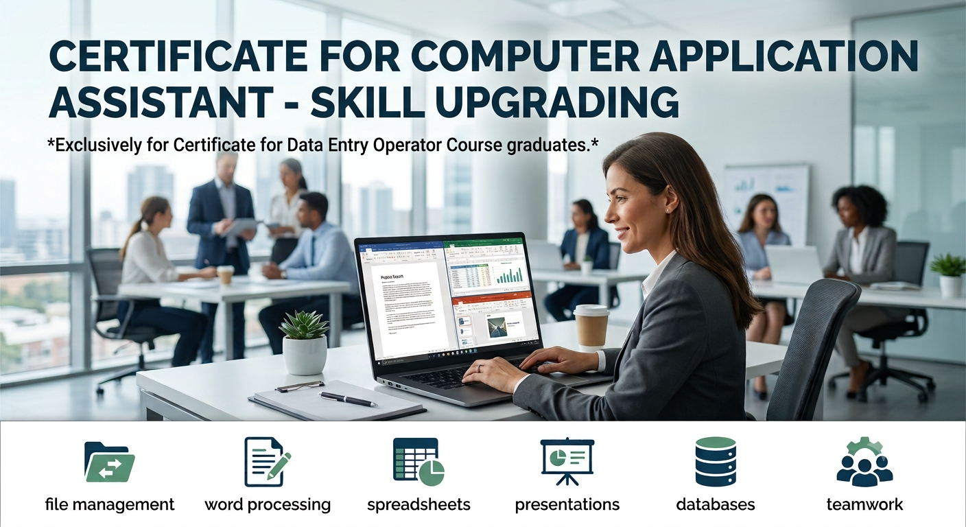 Certificate for Computer Application Assistant (Skill Upgrading)
